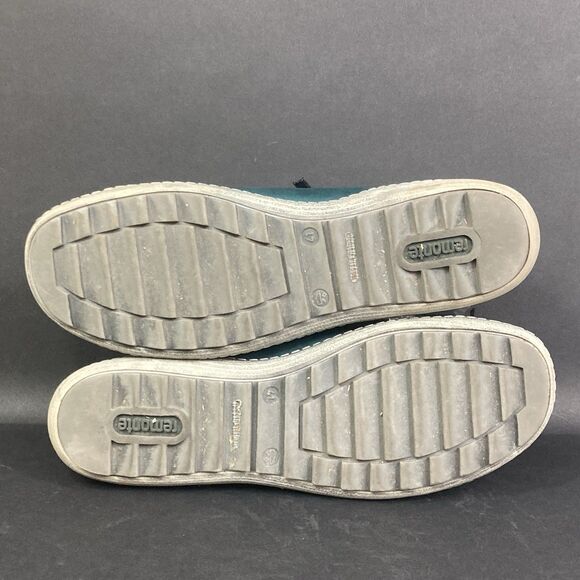 Remonte Chukka Booties Women's Sz 9.5 (EU 41) Teal Blue Leather 161042646 - Picture 6 of 9